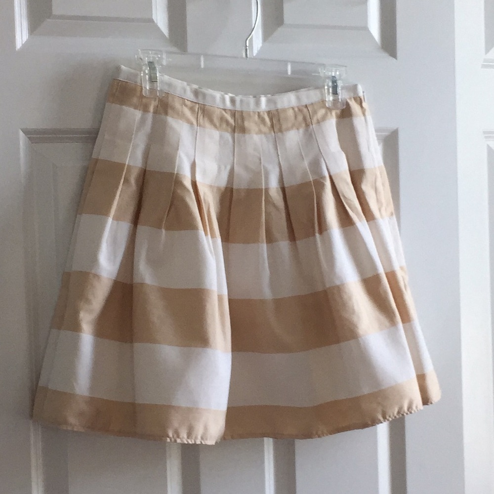 GAP cotton wide stripe skirt